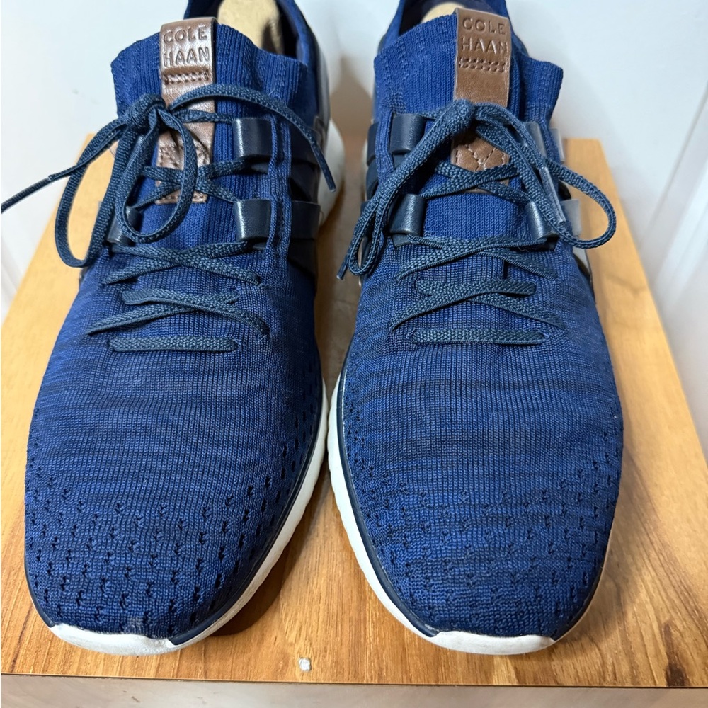 Cole Haan Men's Navy Knit Sneakers